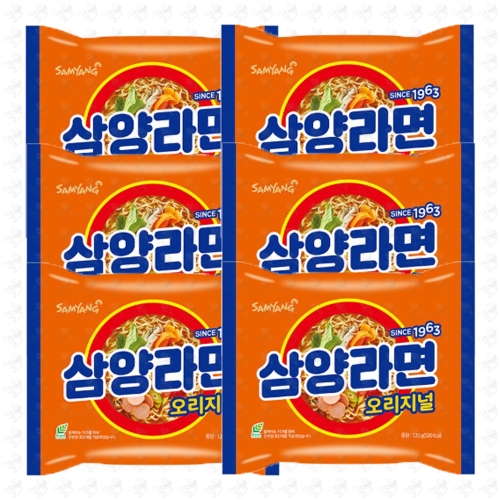 삼양식품 삼양라면 120g (6개)