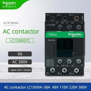슈나이더 AC 접촉기 LC1D09Q7C 개방 및 폐쇄 LC1D09A 12A 18A 25A 32A 38A 삼상 코일 전압 48V 11.._이미지