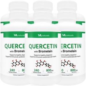 마이라이프 내추럴스 퀘르세틴 브로멜라인 800mg 240캡슐 (6개)