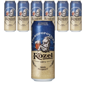 코젤 논알콜 500ml 6캔 제로맥주맛 흑맥주맛_이미지