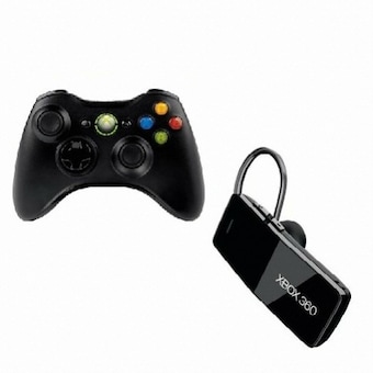 Microsoft XBOX 360 무선 컨트롤러 + 무선 블루투스 헤드셋