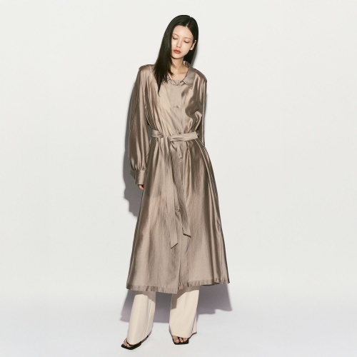 EnC ���� SHEER TR H COAT CHARCOAL RR2BYO077-0-CC-EMA