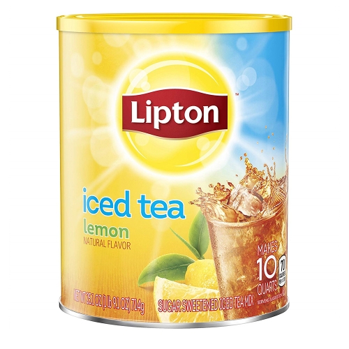 아이스티 믹스 레몬 714g 4팩 Lipton Iced Tea Mix Lemon 25.1 Ounce