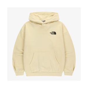 노스페이스 THE NORTH FACE NM5PR52L 화이트라벨 로고 후드 풀오버 EGG YELLOW 110072_이미지