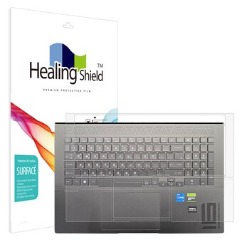 폰트리 힐링쉴드 HP 오멘 16 2024 무광 외부보호필름 팜레스트/<b>터치</b>패드 2매