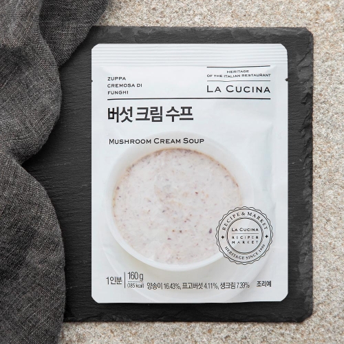 버섯 크림 스프 160g 1개