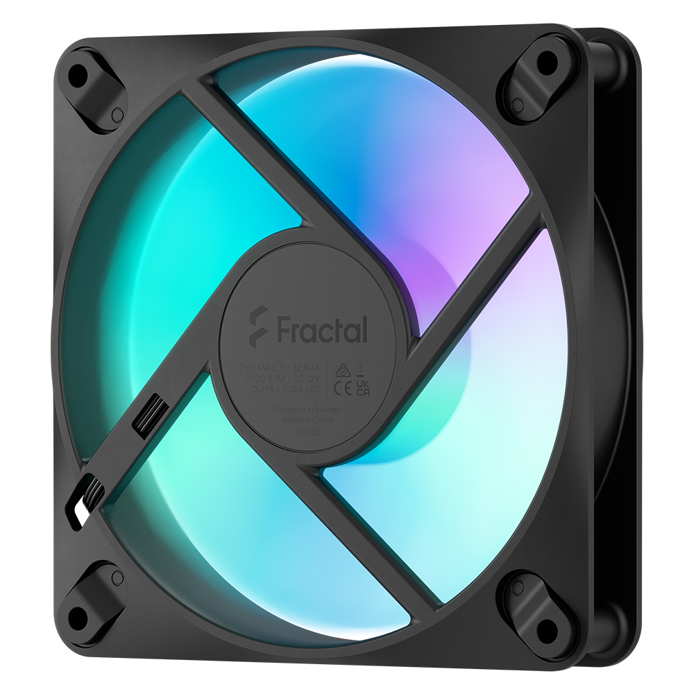 Fractal Design Dynamic3 12 RGB (블랙)_이미지