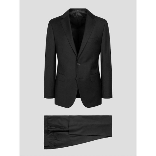 갤럭시 GX BLACK 울 솔리드 슬림핏 수트 세트 블랙 PS001352185_이미지