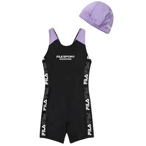 휠라키즈 아쿠아 생존수영복 FK2SWG2A01F_BLK_이미지