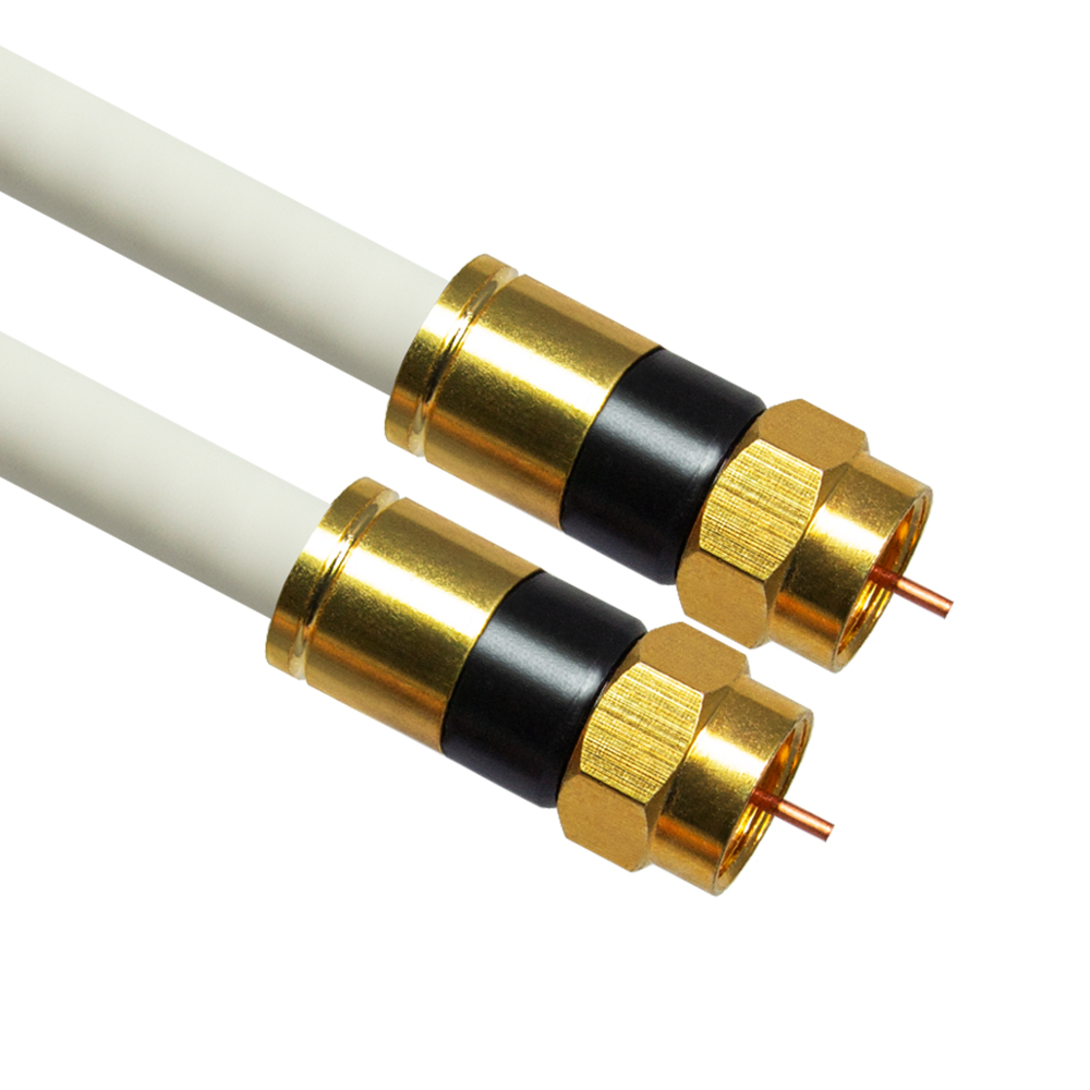 마하링크 RF to RF 5C 동축 케이블 고급형 골드화이트 (MLZ-WGRR070, 7m)_이미지