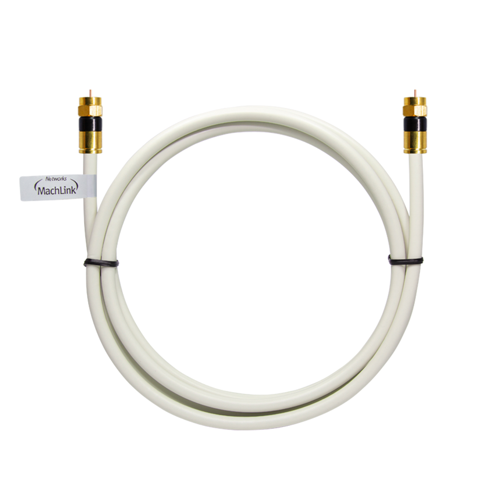 마하링크 RF to RF 5C 동축 케이블 고급형 골드화이트 (MLZ-WGRR070, 7m)_이미지