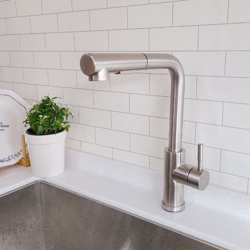 [불명] 링고 무광 니켈 ㄱ자 수전 SUS304_이미지