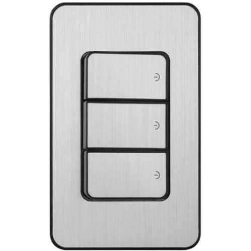 제일전기공업 디아트플러스 3구 1로 스위치 메탈실버 2개