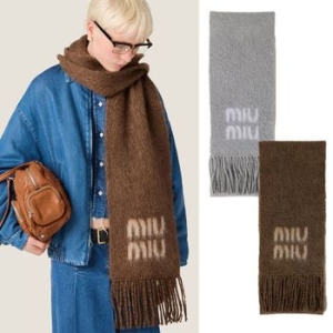 미우미우 울 모헤어 스카프 머플러 목도리 115536800_이미지