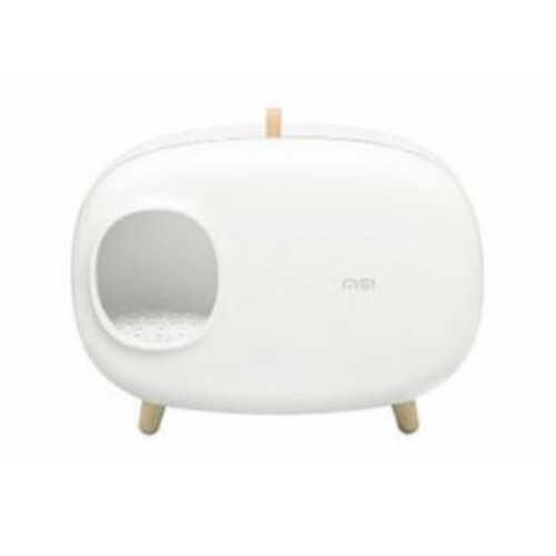 [불명] 메이크슈어 고양이 화장실 화이트_이미지