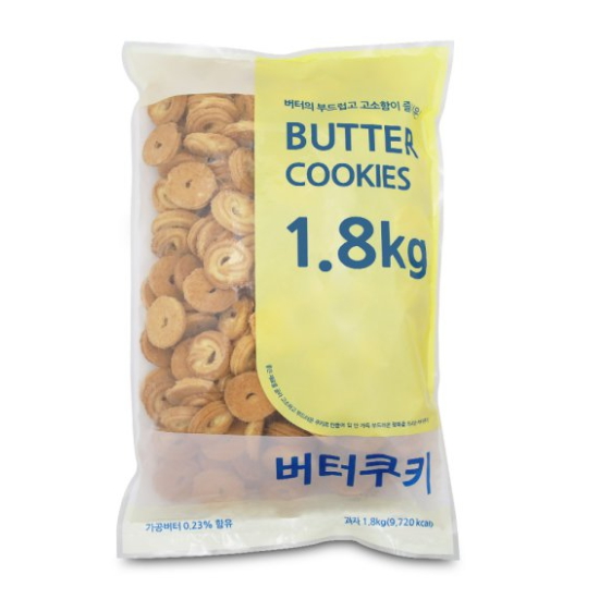 신흥제과 버터쿠키 1.8kg (4개)_이미지