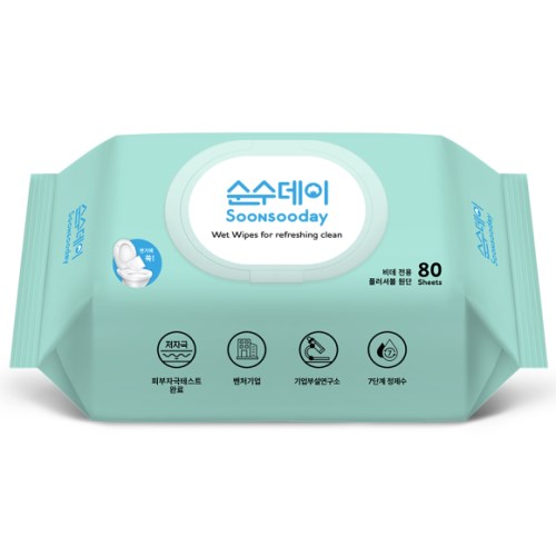 순수데이 비데 물티슈 캡형 80매이미지입니다. 누르면 해당 게시물로 새창이동합니다.