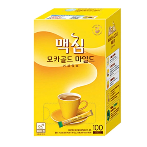 동서식품 맥심 모카골드 마일드 커피믹스 100개입 2세트 12g 2박스_이미지
