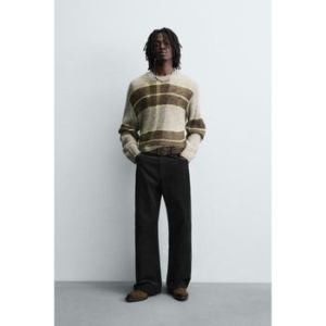 자라 플레어 코듀로이 트라우저스 바지 팬츠 블랙 5320704800 869727_이미지