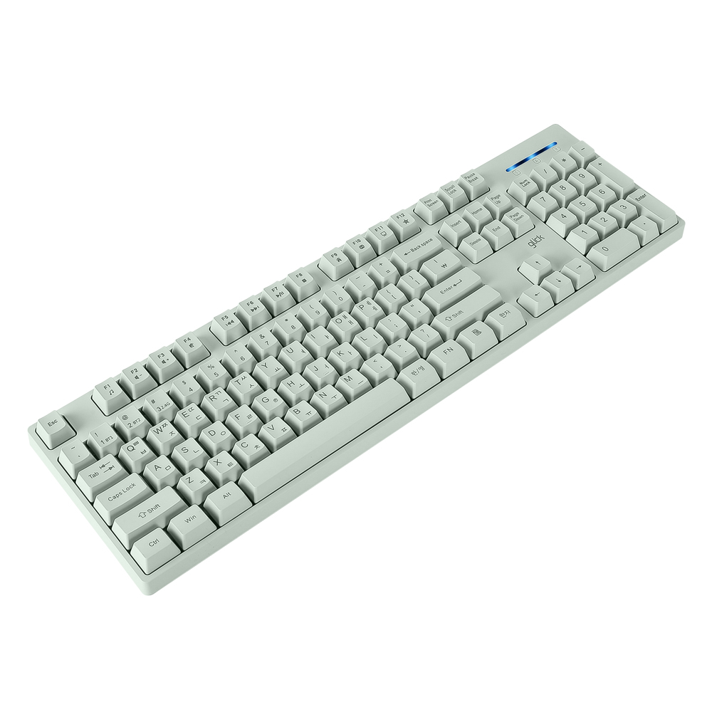 지클릭커 OFFICEPRO WK60 스탠다드 M 무선 (그린)_이미지