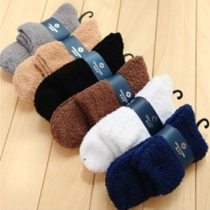 에이치플러스몰 22F3 보온 수면양말 산부 산모 긴수면양말 덧신 기모 W9A9F8D_이미지