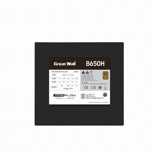 GreatWall B650H 80PLUS브론즈 230V EU_이미지