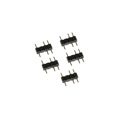 ALPHACOOL Y형 스플리터 ARGB 3pin to 4x3-pin 케이블 (0.3m, 블랙)_이미지
