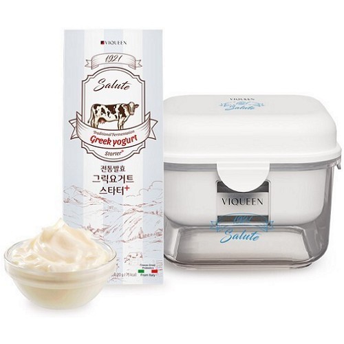 바이퀸 1921 살루트 그릭요거트 유청분리기 + 그릭요거트 스타터 1박스