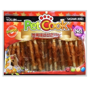  펫쿡 치킨스틱사사미 400g [1개]
