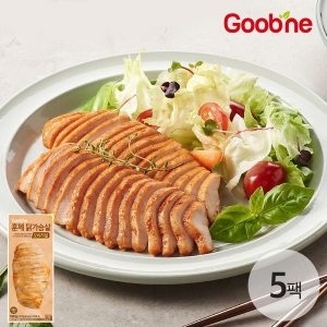 동천에프앤지 굽네 오리지널 훈제 닭가슴살 슬라이스 100g (5개)_이미지
