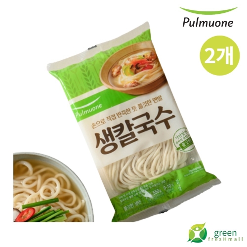 풀무원 생칼국수 550g 4인분 2개_이미지