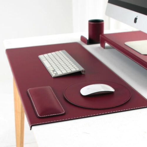 가죽 VIP 마우스패드 손목쿠션 소형