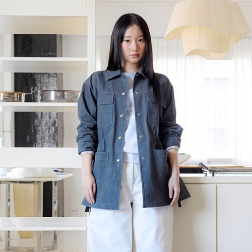 올리브데올리브 OW6SM206 피그먼트워싱 워크자켓_이미지