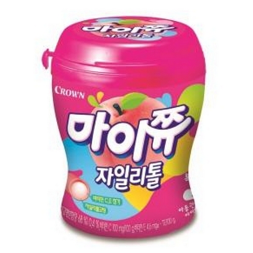 크라운제과 마이쮸 자일리톨 복숭아 110g (1개)_이미지