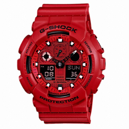 G-SHOCK 빅페이스 GA-100C-4A_이미지