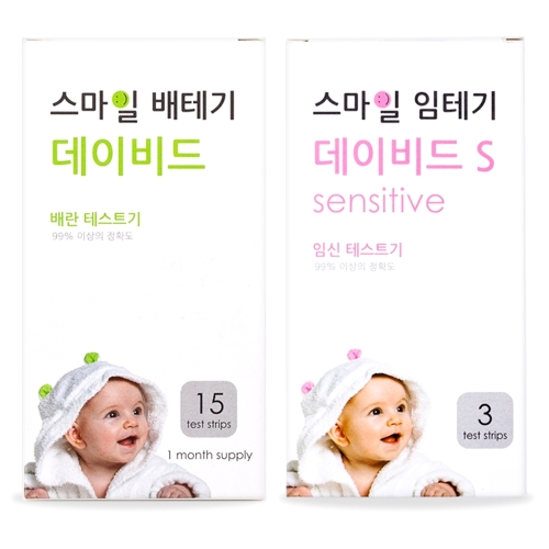 스마일랩 데이비드 배란테스트기 15개+ 임신테스트기 3개 (1세트)_이미지