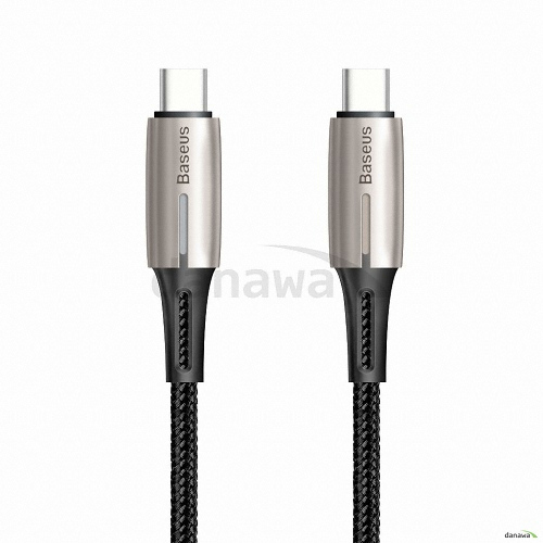 베이스어스 C to C타입 LED램프 고속충전 케이블 (2m)_이미지