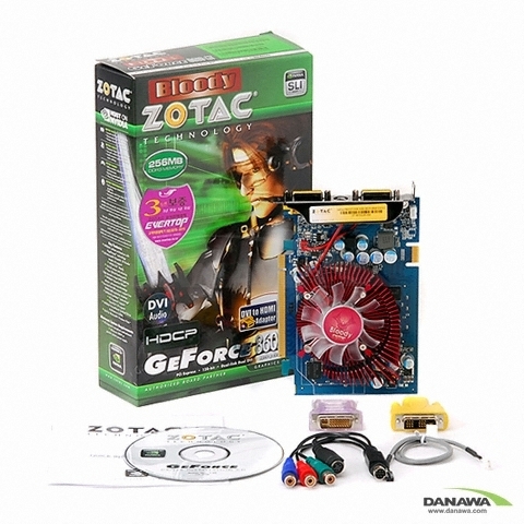 ZOTAC 지포스 8600GT HDMI 256MB 블러디_이미지