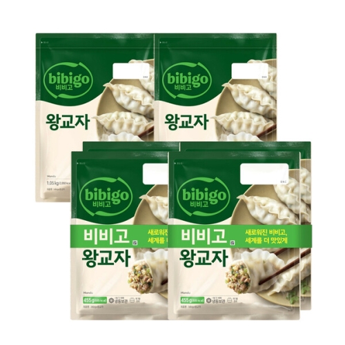 CJ제일제당 비비고 왕교자 1.05kg x 2개 + 왕교자 455g x 4개_이미지