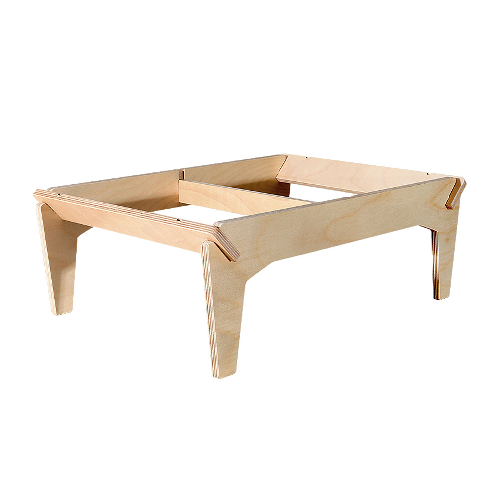 노마드 폴딩박스 우드 스탠드 (아이보리)_이미지