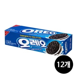 크래프트 오레오 초콜릿 샌드위치 쿠키 화이트크림 100g (12개)