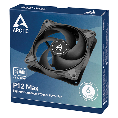 ARCTIC P12 MAX 서린 (블랙)_이미지