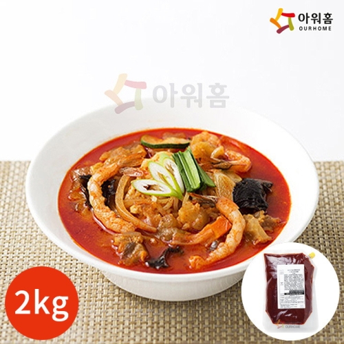 아워홈 행복한맛남 짬뽕 양념장 2kg