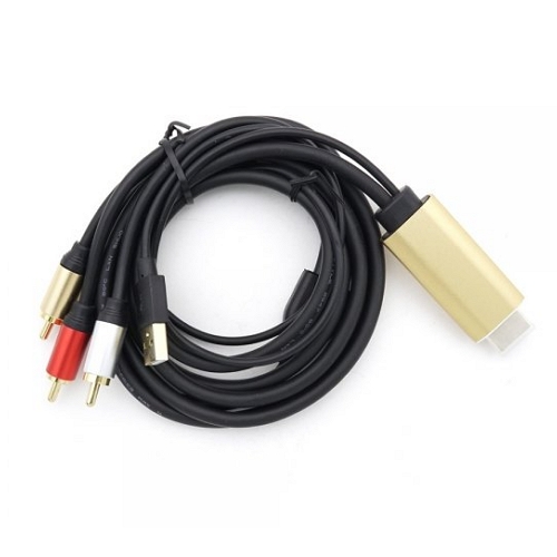 라이트컴 COMS BT965 HDMI to RCA 3선 컨버터 케이블 (1.8m)_이미지