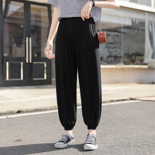 아이우먼 이지핏밴딩스판조거팬츠 DGR175M408 빅사이즈