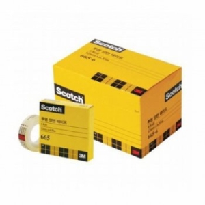 3M 스카치 투명 양면테이프 리필 665 12mm x 6.35m (2개)_이미지
