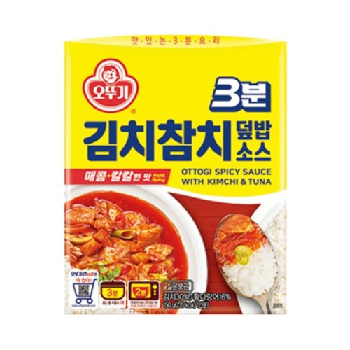 오뚜기 3분 김치참치 덮밥소스 150g (14개)_이미지