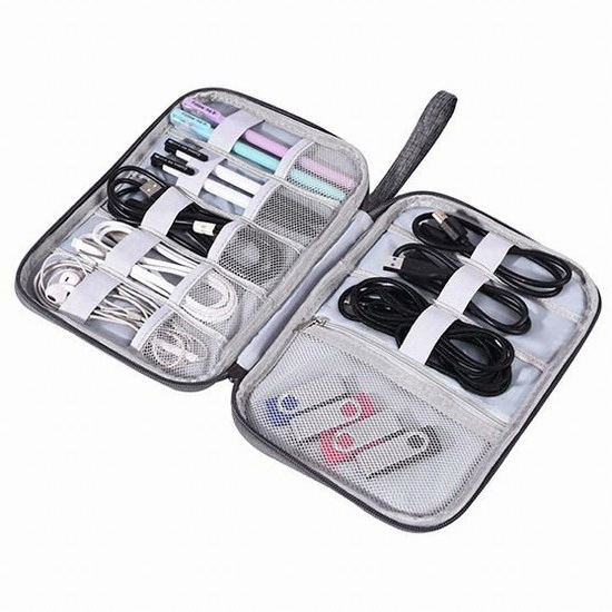 소프트 다용도 멀티 디지털 케이블 파우치 (소형)
