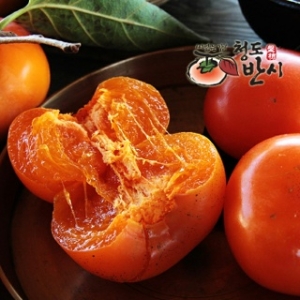  효성농산 씨없는 감 청도반시 56~60과 5kg [1개]