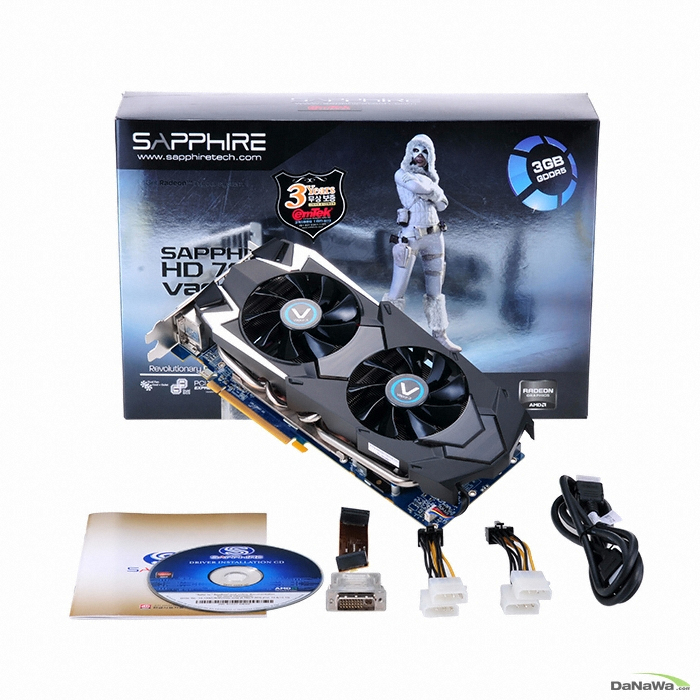 SAPPHIRE �󵥿� HD 7970 GHz Edition Vapor-X D5 3GB